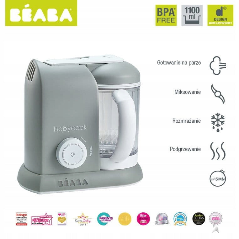 BEABA Babycook ROBOT DA CUCINA 4 in 1 vaporiera, frullatore, scaldavivande, scongelatore