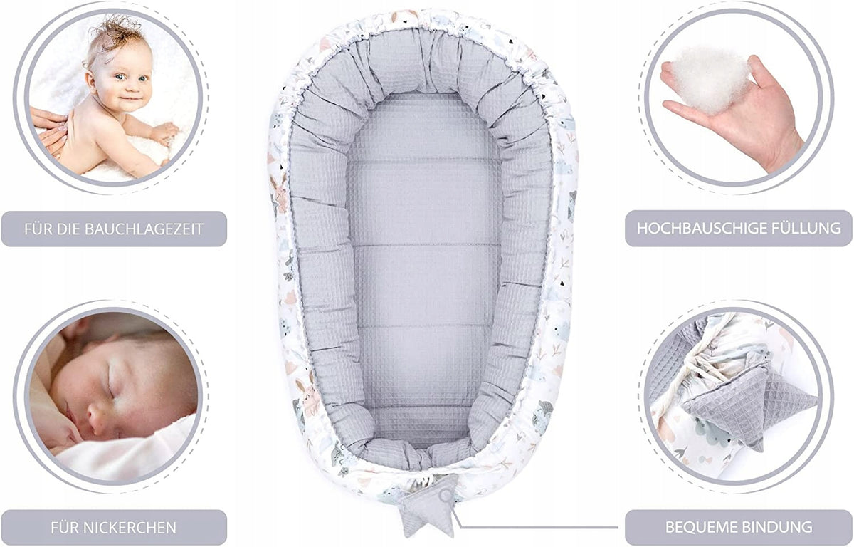 TOTSY BABY baby nest cocoon 90 x 50
