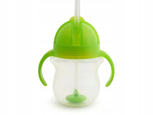 MUNCHKIN Tip&Sip cană anti-vărsare 6 luni+ 207 ml cu pai ponderat