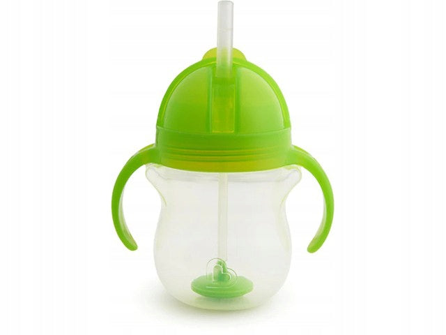 MUNCHKIN Tip&Sipdrip cup with weighted straw (ala b.box)age 6 m +capacity 207mlmaterial silicone