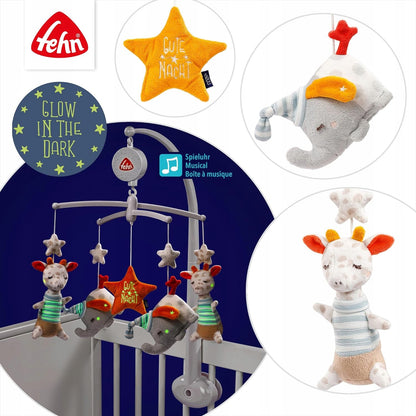 FEHN Good night carousel for a cot with elements that glow in the dark