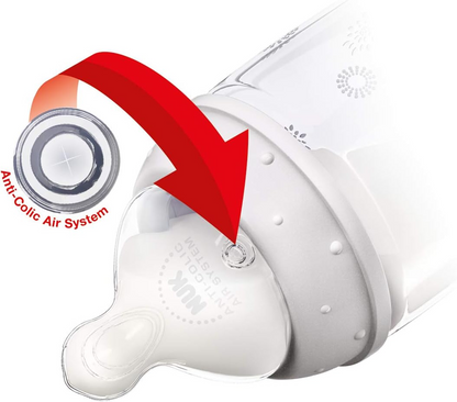 NUK First Choice+ 300 ml bottle, M medium-flow teat, temperature indicator – product image 3