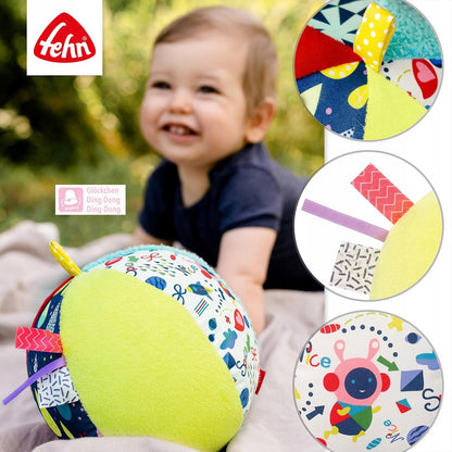 FEHN Color Stoffball mit Geräusch, 16 cm – Produktfoto 4
