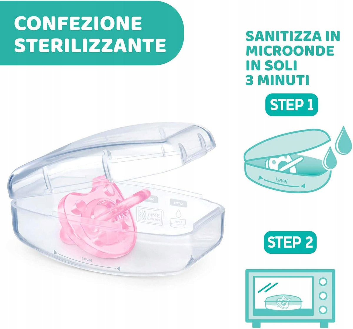 CHICCO Physioforma DUAL SOFT soothing silicone pacifiers x2