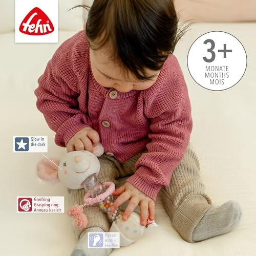 Fehn feehnLAND myška dešťová hůlka chrastítko 19cm 0m+