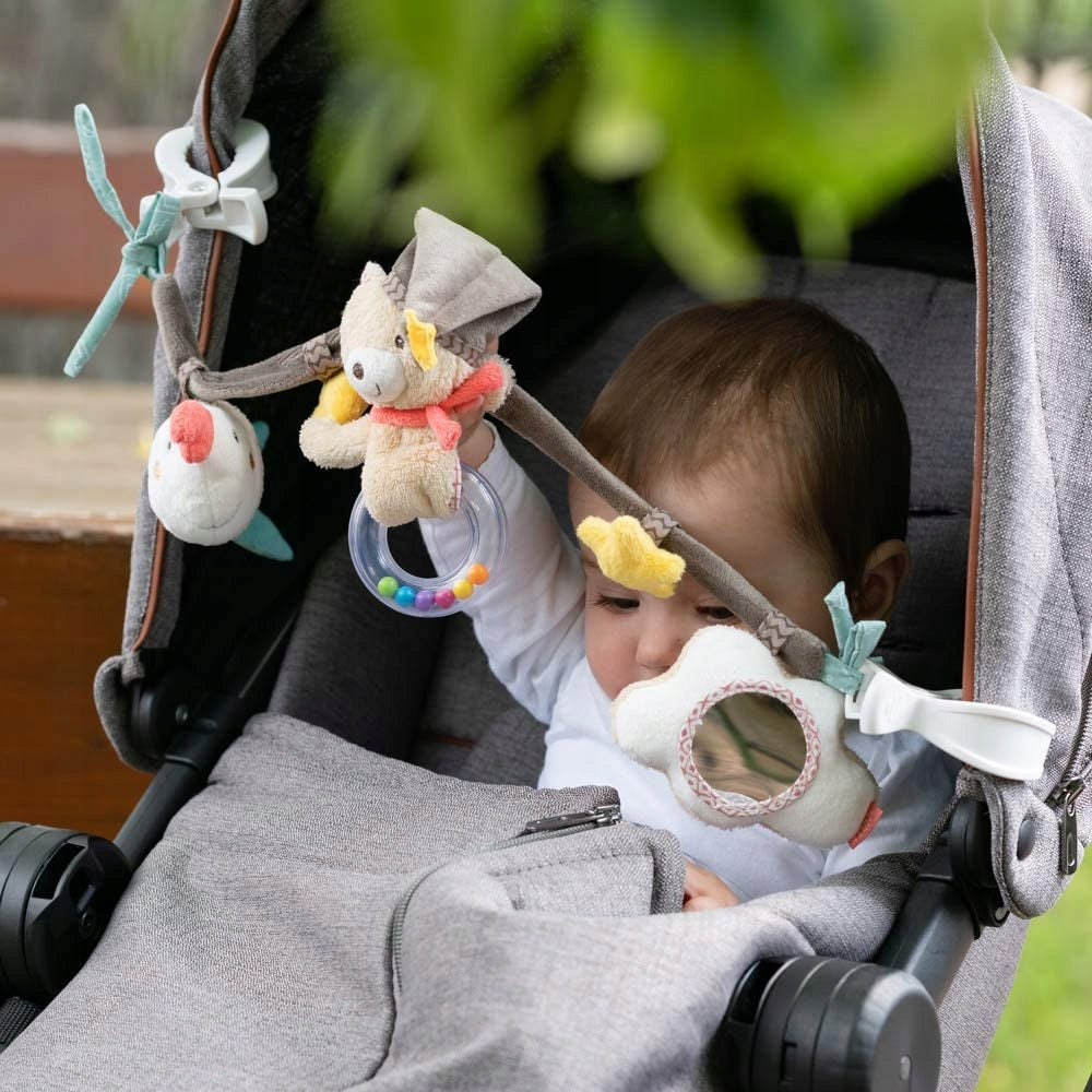 FEHN Bruno Bear hanger for stroller, crib, car seat