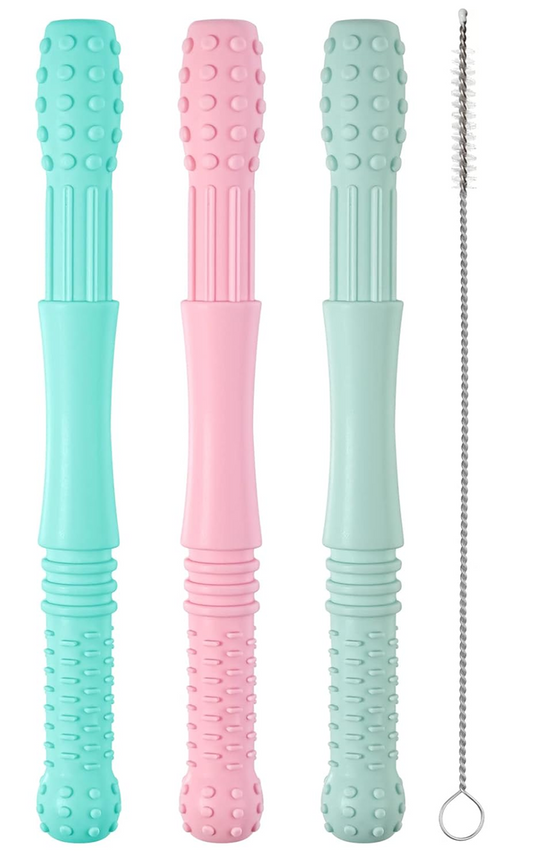 HOPTON teething tubes 3 pieces + brush