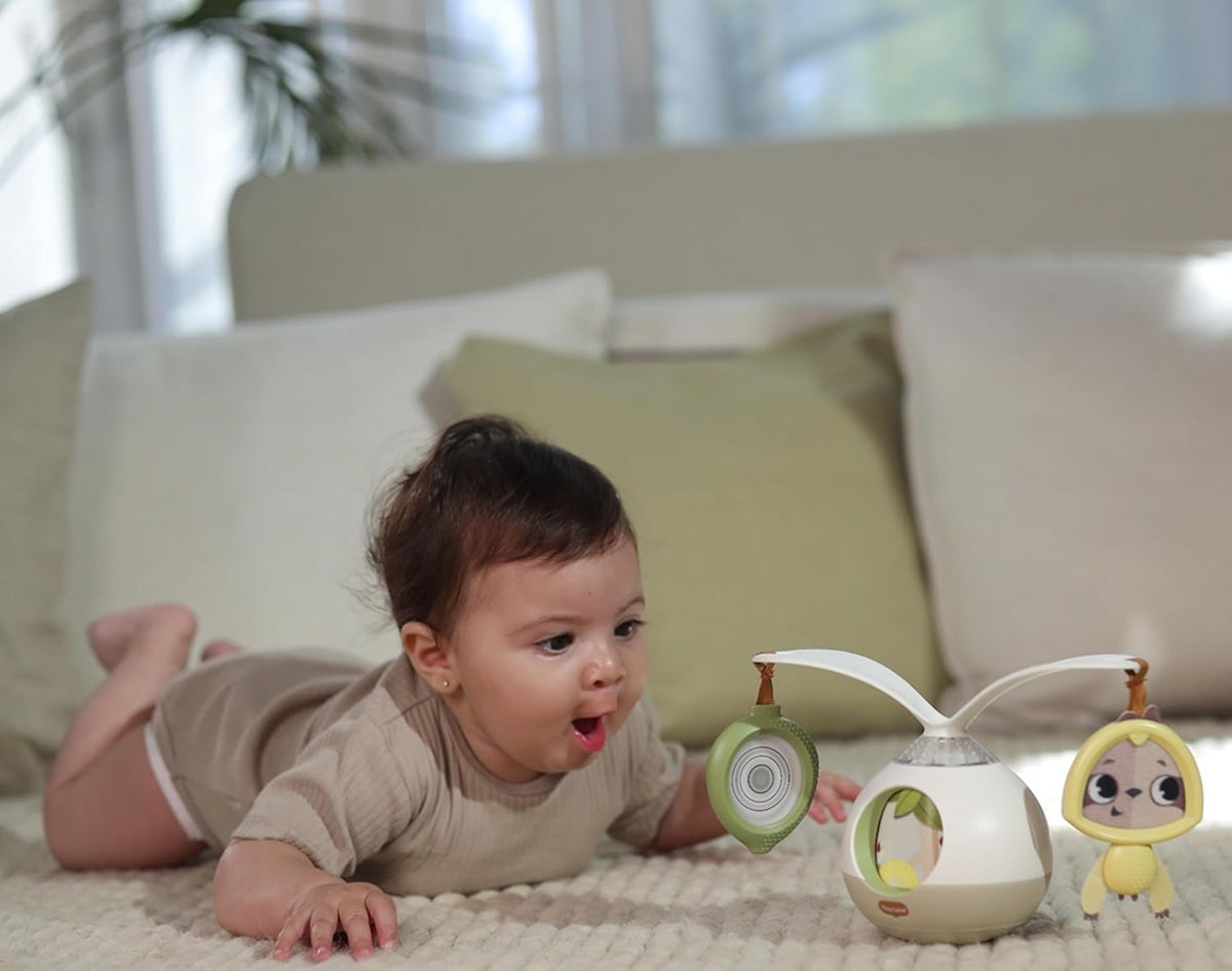 TINY LOVE Tummy Time 2v1 interaktivní kolotoč a břišní hračka