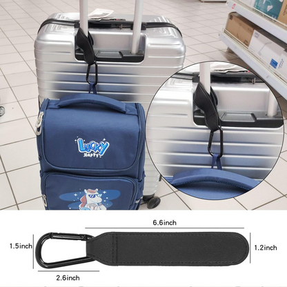 HAAKJES handgrepen voor het bevestigen van een tas aan het frame van de kinderwagen 2 stuks KARABIJNHAAKJES