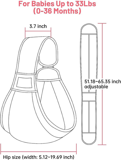 MUMGAROO soft baby carrier, sling