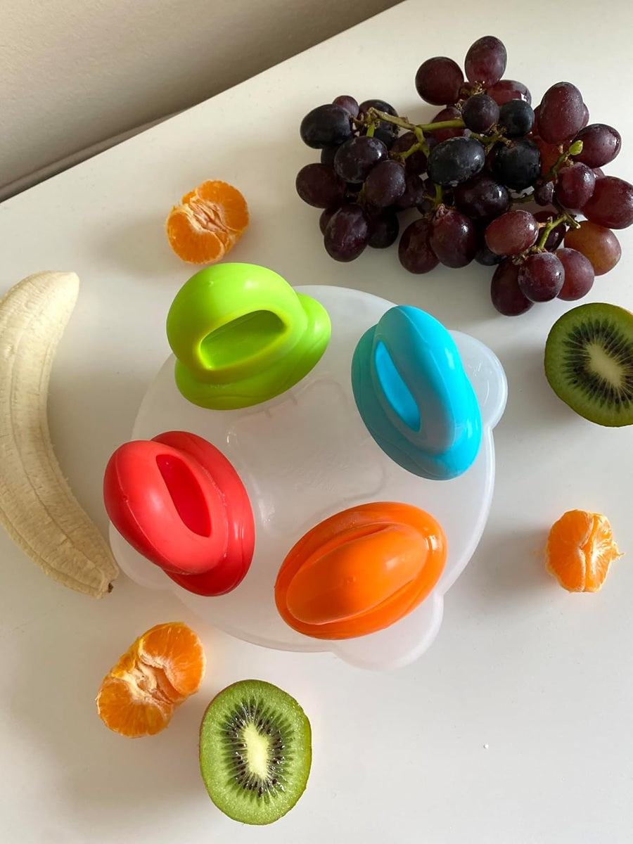 NUBY forma na nanuky ve tvaru dudlíku 4 kusy + tác do mrazáku