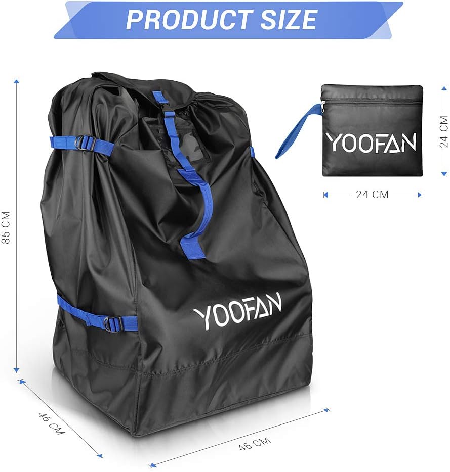 YOOFAN Geantă de avion Geantă de transport pentru cărucior Scaun auto 85x45x45 RUCȘAC