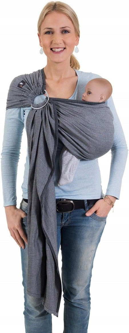 HOPEDIZ ring sling for carrying a baby