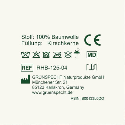 GRUNSPECHT thermophore cuddly toy
