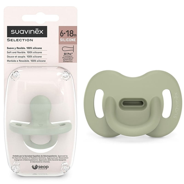 SUAVINEX SX PRO SELECTION soothing silicone symmetrical pacifiers
