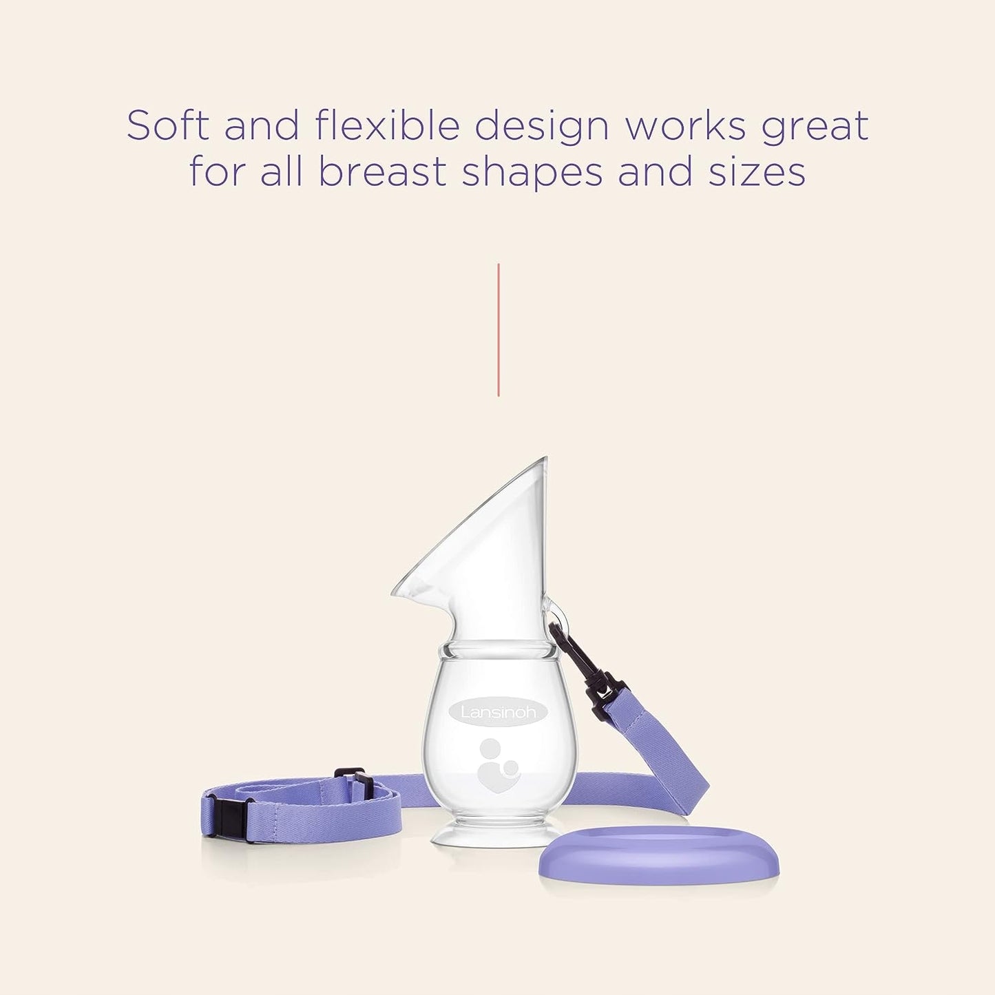 LANSINOH silicone breast milk collector