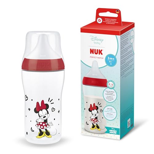 NUK Perfect Match lahvička 260 ml 3m+ Minnie Mouse