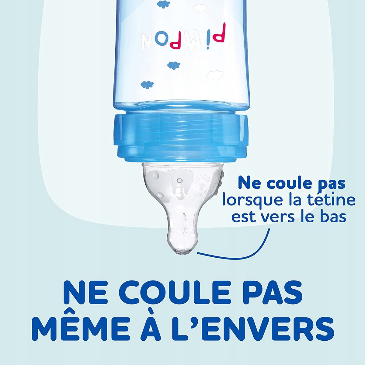 DODIE hasfájás elleni cumisüveg 270 ml, 0–6 hónapos korig