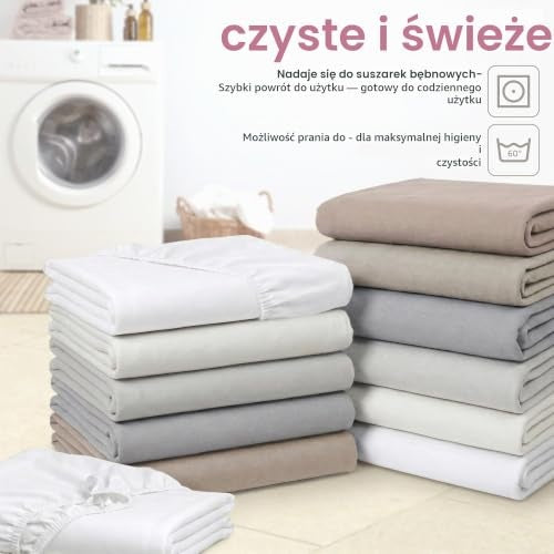 Babybay Deluxe Organic – grafika prześcieradła przy pralce