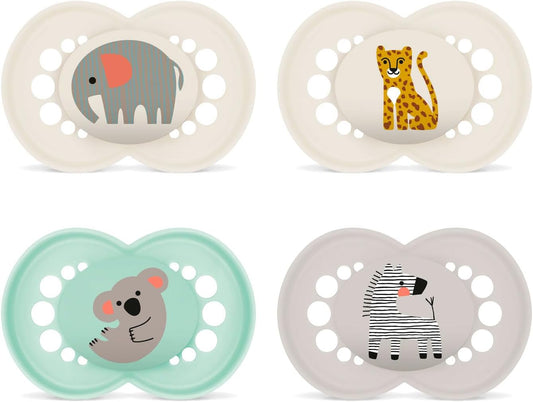 MAM Original silicone pacifier, 4-pack, 16m+