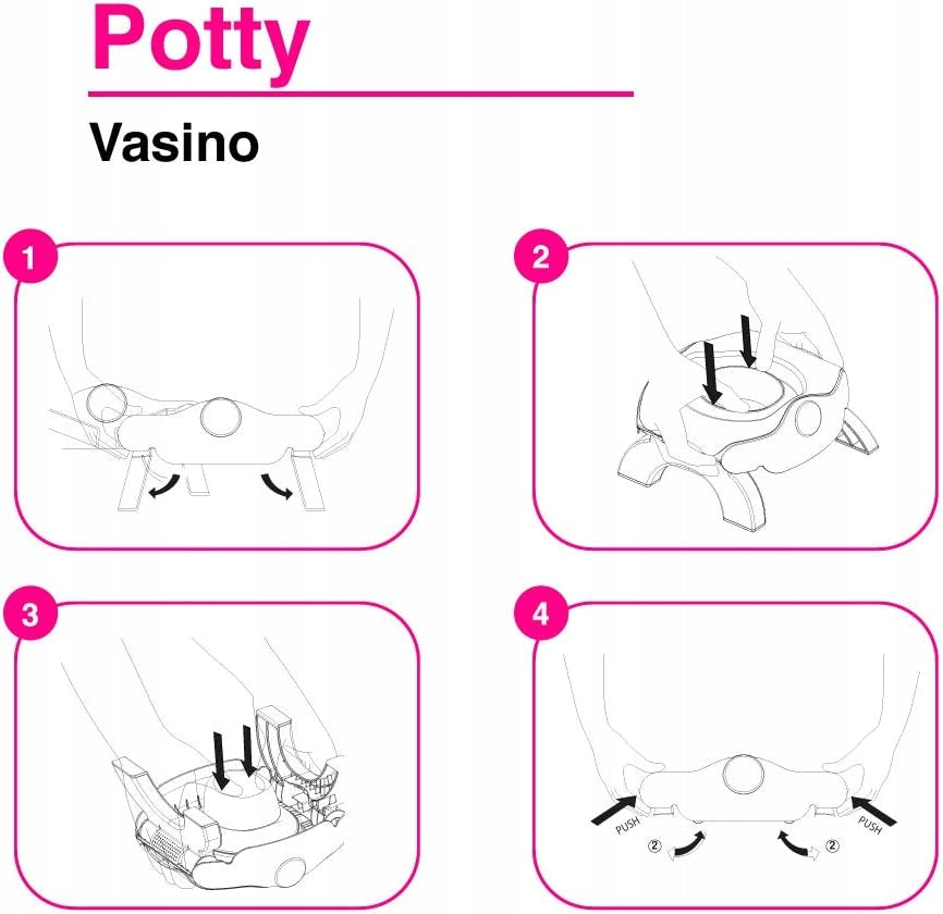 OK BABY 3V1 cestovný nočník, nástavec + vrecká