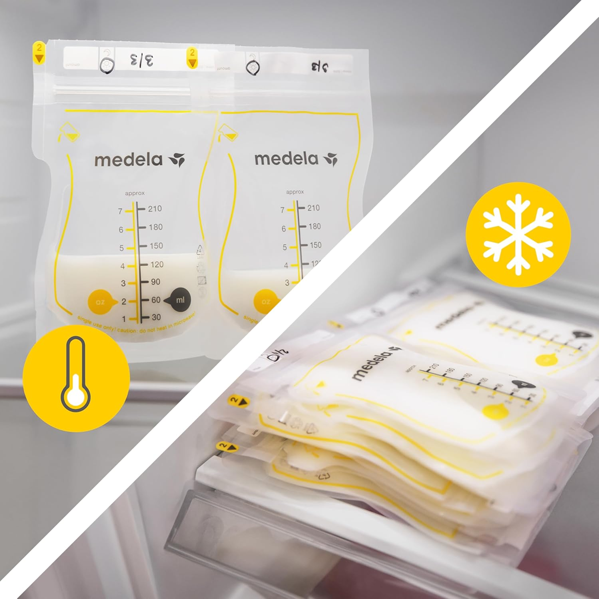 MEDELA Sáčky Easy Pour na skladování mateřského mléka 50ks