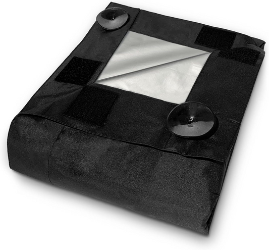 Verdunkelungsrollo mit Saugnäpfen 130x200