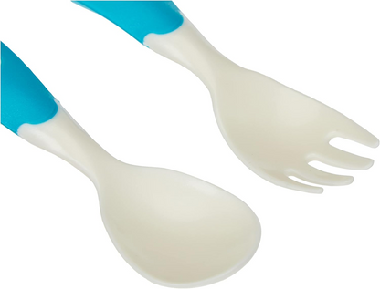 NUK Easy Learning mini příbory lžička vidlička 12 cm 8 m+