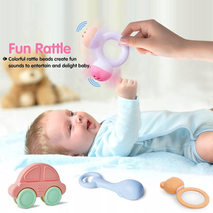 TOYABI Baby Chrastítka sada 10 kusů + úložný box