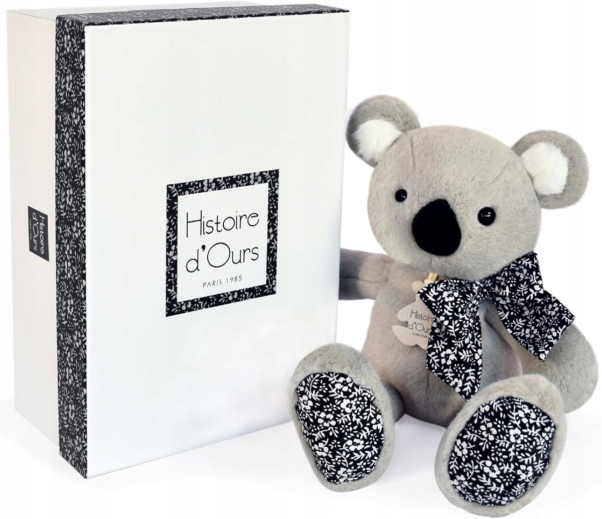 HISTOIRE d'OURS coal cuddly toy