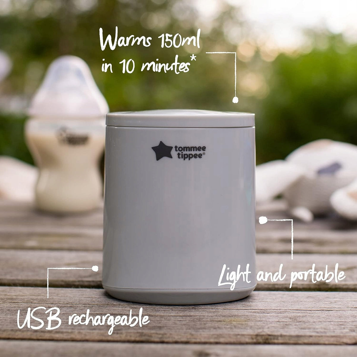 TOMMEE TIPPEE LetsGo podróżny podgrzewacz USB – zdjęcie produktu 3