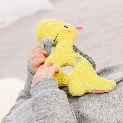 FEHN Happy Dino rammelaar grijper voor baby's 16cm
