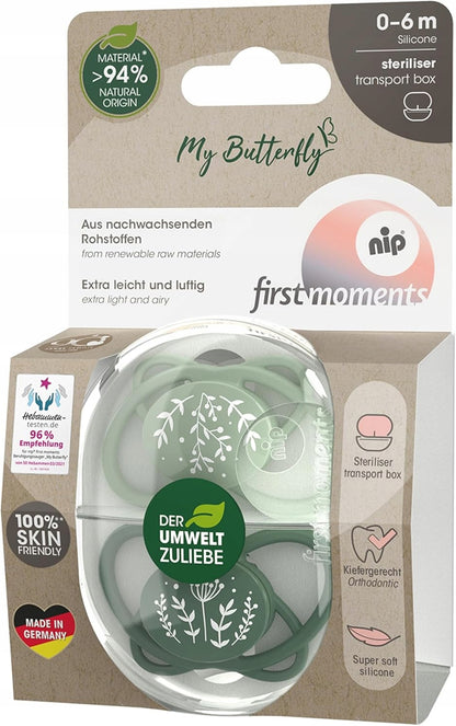 NIP My Butterfly dudlík uklidňující x2 0-6 měsíců