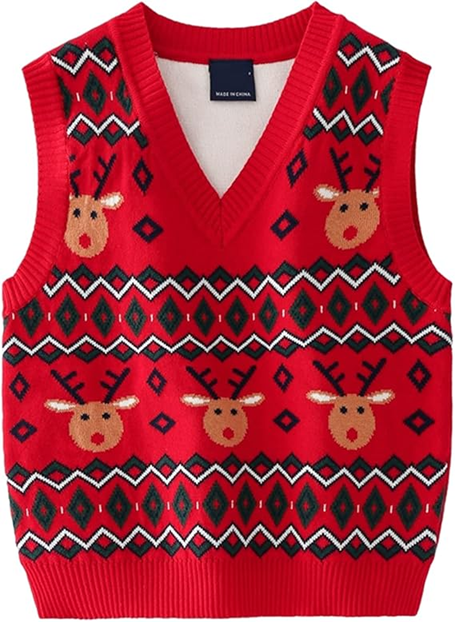 TOTAMMYchildren's sleeveless topage 4-5 lheight 120 cmjumper width 32.5 cm, length 43 cmcolour red with