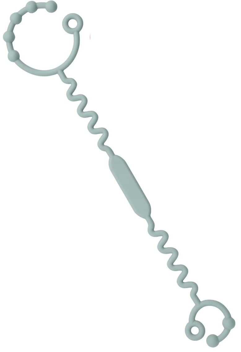 VICLOON silikónová retiazka s držiakom na cumlík, hryzadlo a hračky 32 cm