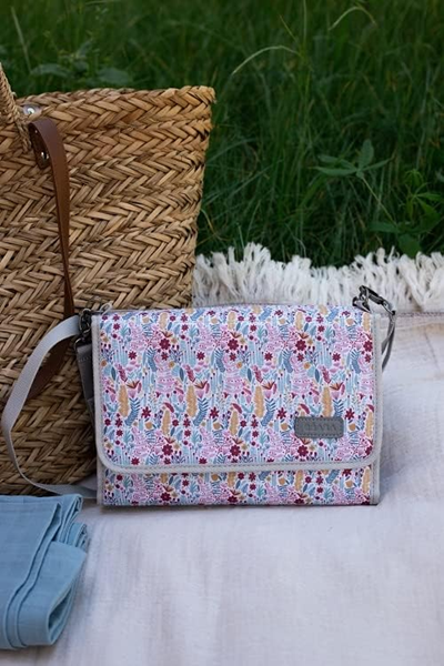 BEABA organizer for diapers and wipes + changing mat