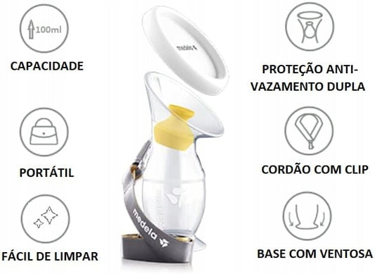 MEDELA silikonový kolektor na sběr mateřského mléka