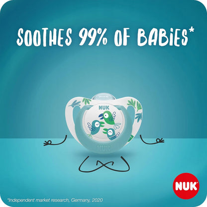 NUK SIGNATURE Day&Night uklidňující dudlík x4 0-6 měsíců