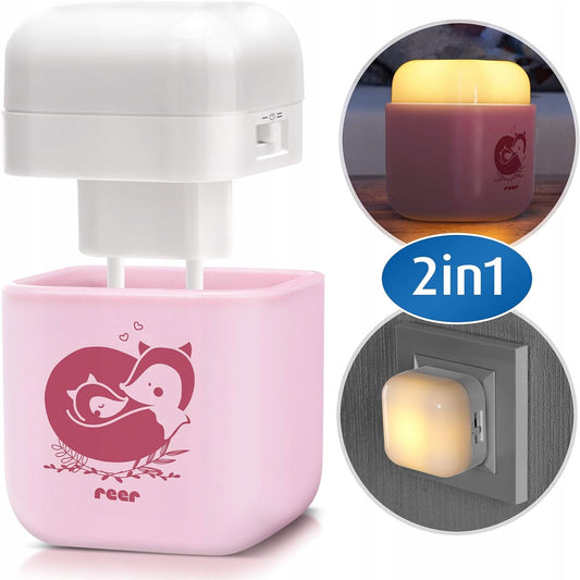 REER SleepLight 2 az 1-ben LED éjjeli lámpa hordozható vagy konnektorba dugható