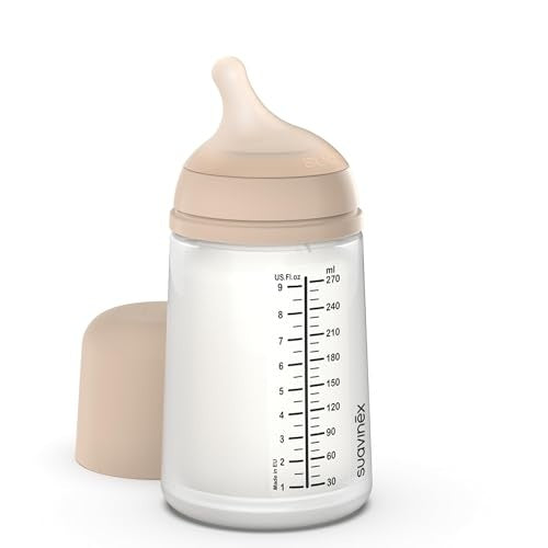 Suavinex Zero Zero antikoliková láhev 270 ml 3m+ střední průtok (M)