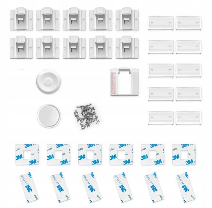 NORJEWS cabinet and drawer safety locks, 10 pieces