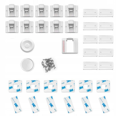 NORJEWS cabinet and drawer safety locks, 10 pieces