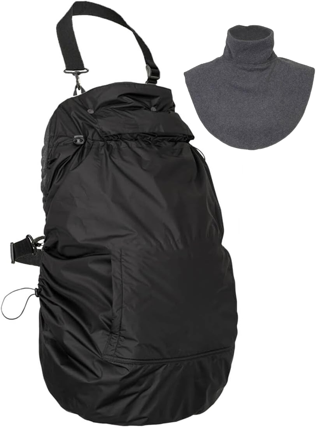 HOPPEDIZ fleece baby carrier cover with chimney