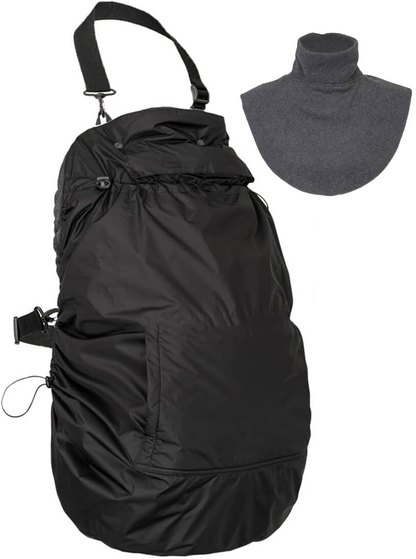 HOPPEDIZ fleece baby carrier cover with chimney