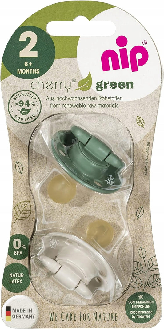 NIP CHERRY uklidňující dudlík x2 6m+