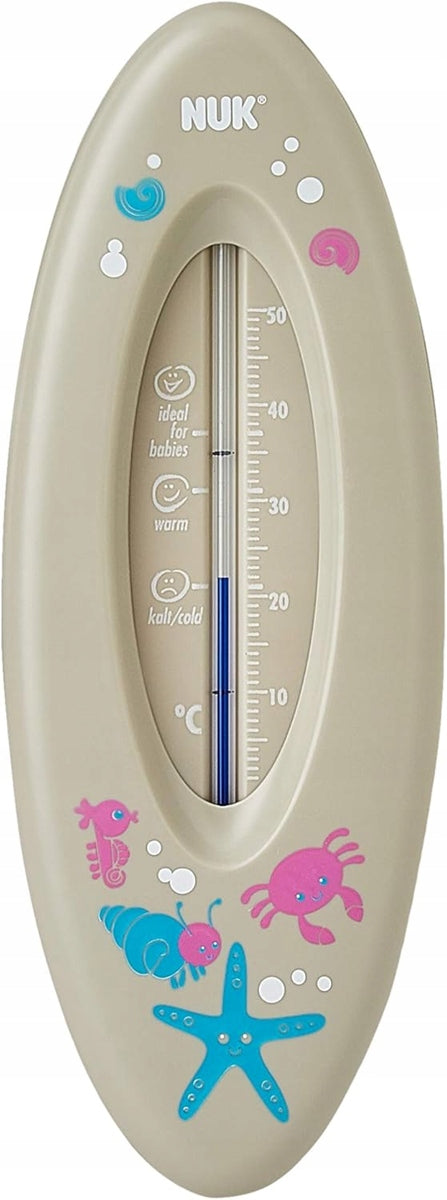 NUKbath thermometer with a sea creature motifcolour greywidth 6 cm, length 16 cmmaterial plasticBPA-freeNew
