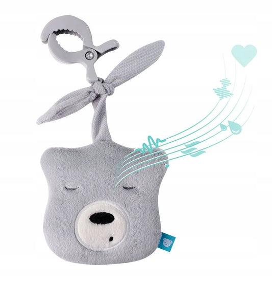 MyHummy ŠUMÍCÍ závěska do kočárku, postýlky Mini Medvídek 25 cm