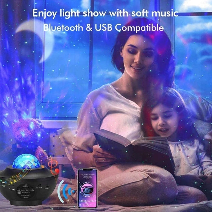 VOKSUN LEDstar projector, aurora effect + remote controlage 0 +colour blackpackaging dimensions approx. 17 x