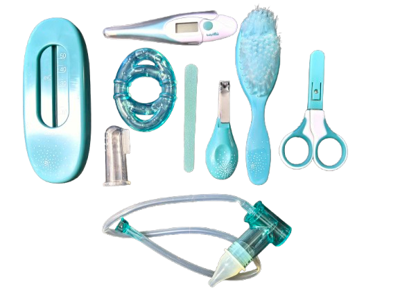 BABYMOOV baby care set, 9 pieces + toiletry bag