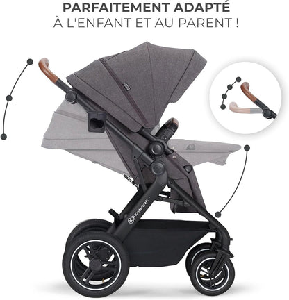 KINDERKRAFT B-TOUR 3-in-1 multifunction stroller up to 22kg + MINK PRO car seat